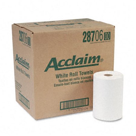 GEORGIA-PACIFIC Georgia Pacific Acclaim Nonperforated Paper Towel Rolls 7-7/8 x 350 White GE32481